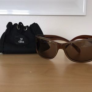 Dita brand brown sunglasses. Used. Good condition